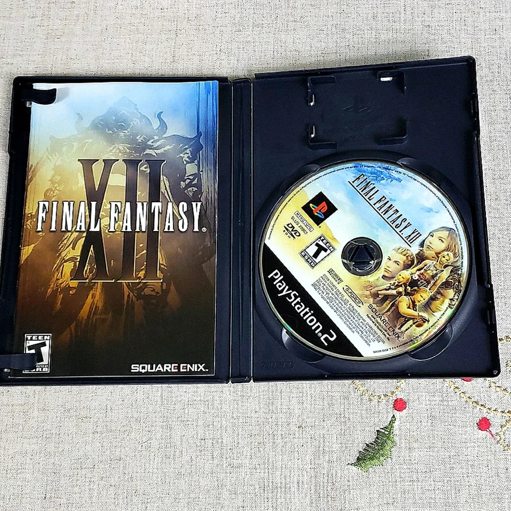 Playstation 2 Final Fantasy XII Full Set & Strategy Guide EUC